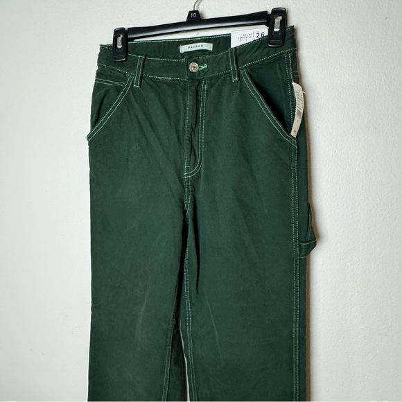 PacSun Ocean Green '90s Boyfriend Carpenter Pants - Picture 6 of 12